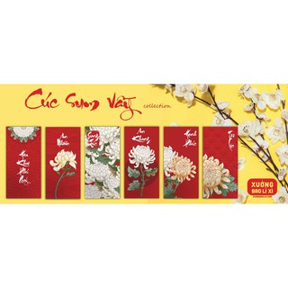 Bao lì xì - CÚC SUM VẦY [ MUA 5 TẶNG 1 ]