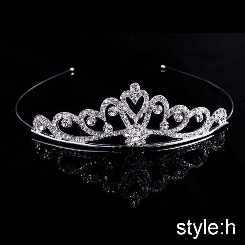 GETNOIVAS Vương miện cài tóc công chúa xinh xắn