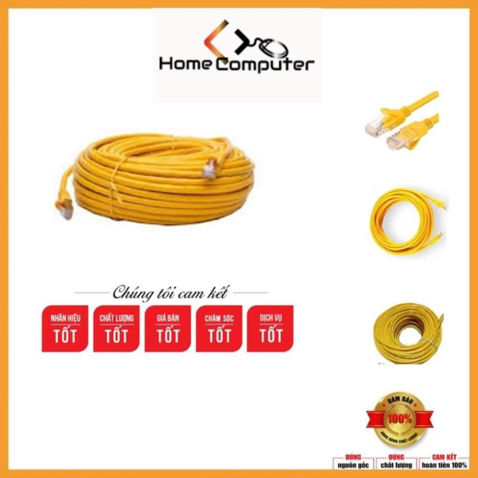 Dây cáp mạng internet bấm sẵn 2 đầu dài 10m, 15m, 20m,25m, 30m - Home Computer