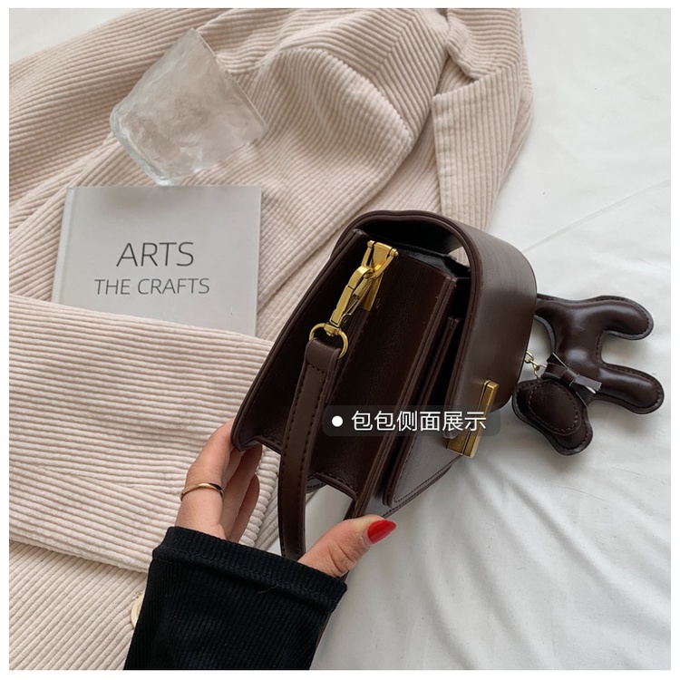 TÚI XÁCH THỜI TRANG THỂ THAO ĐẸP ULZZANG TEEN HÀN QUỐC BALO MINI - TÚI XÁCH HỘP VUÔNG ĐỰNG VỪA ĐIỆN THOẠI VÍ TẶNG GẤU