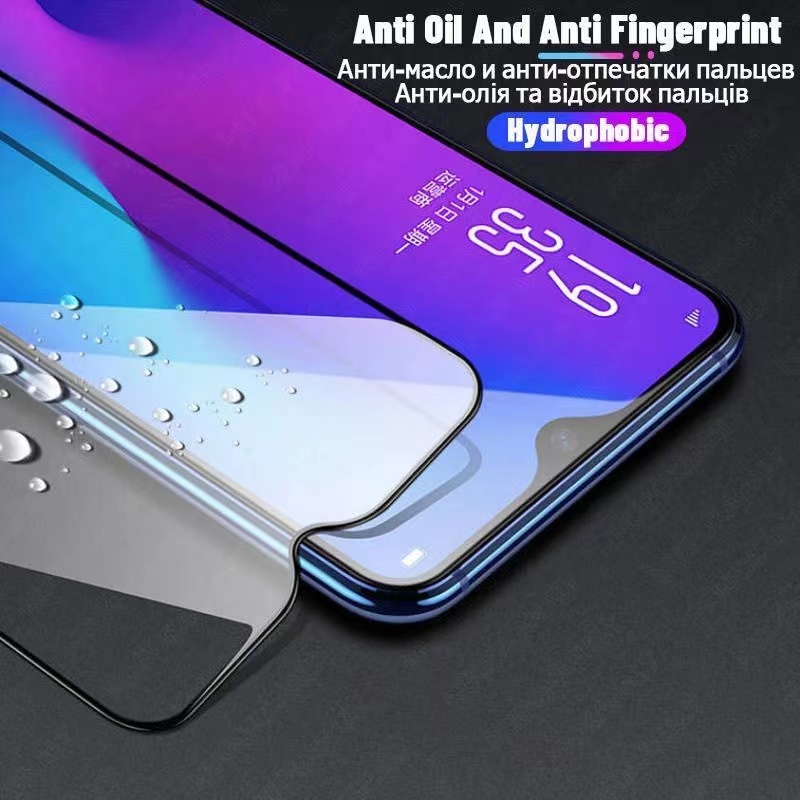 OPPO Reno 2 2F 3 4 5 6 6Z 7 7Z A15 A15s A16 A5 A96 A52 A76 A92 A53 A31 A12 A12E Full Tempered Glass