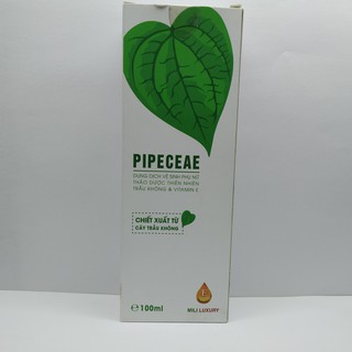 PIPECEAE dung dịch vệ sinh phụ nữ trầu không hộp 100ml