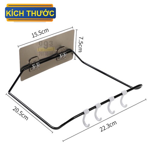 Giá Treo Chậu Rổ Kệ để thau chậu Nhà Tắm Đa Năng 20x22 cm