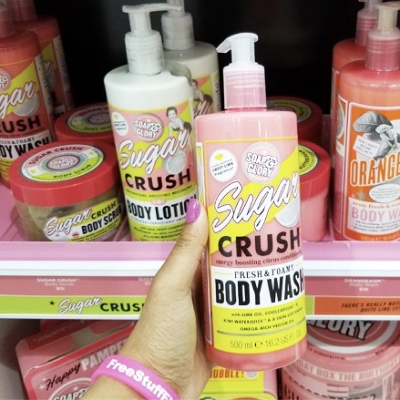 Sữa tắm/tẩy da chết Soap & Glory Sugar Crush UK