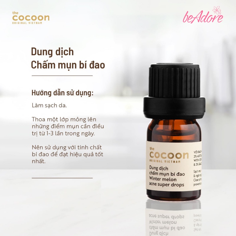 Dung Dịch Chấm Mụn Bí Đao Cocoon Winter Melon Ance Super Drops 5ml