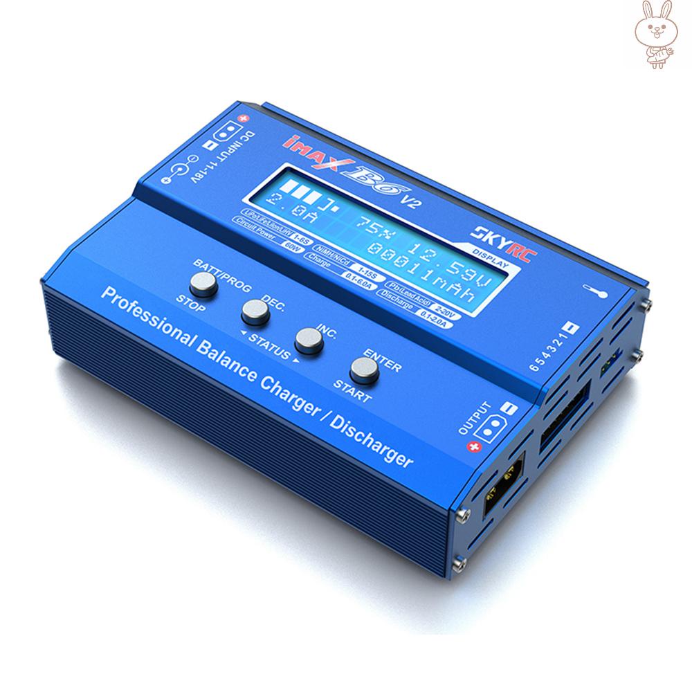 Bộ Sạc Pin Ol Skyrc Imax B6 V2 60w 6a Dc / Dc Chuyên Dụng Cho Dji Mavic Inspire Nimh / Nicd / Lipo / Lihv / Life / Lib