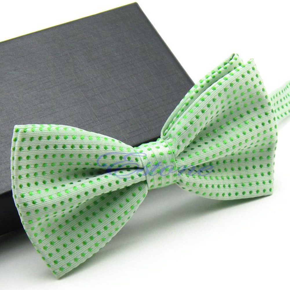 Cà Vạt Nơ Họa Tiết Chấm Bi Thời Trang Cho Nam