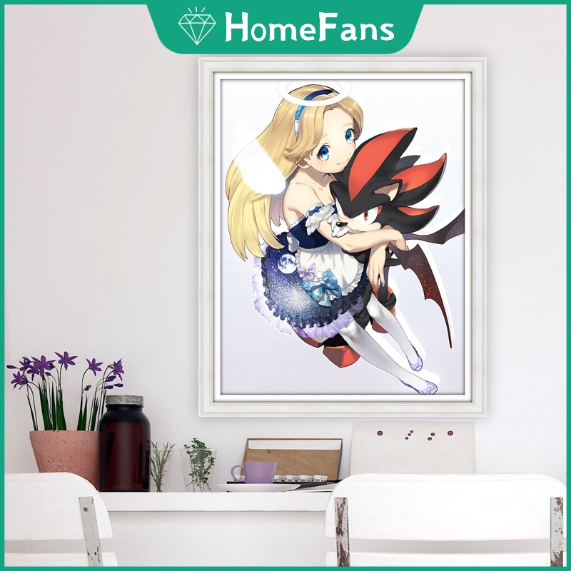 Bộ Tranh Đính Đá 5D Tự Làm Hình Nhím 40x50cm Trang Trí Nhà Cửa