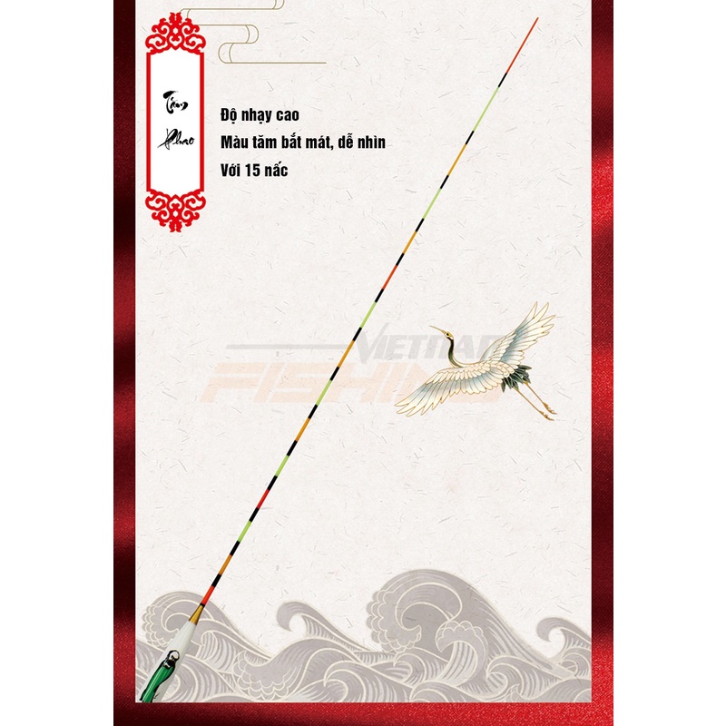 Phao câu đài, phao lông công Đạt Ma 601 cao cấp