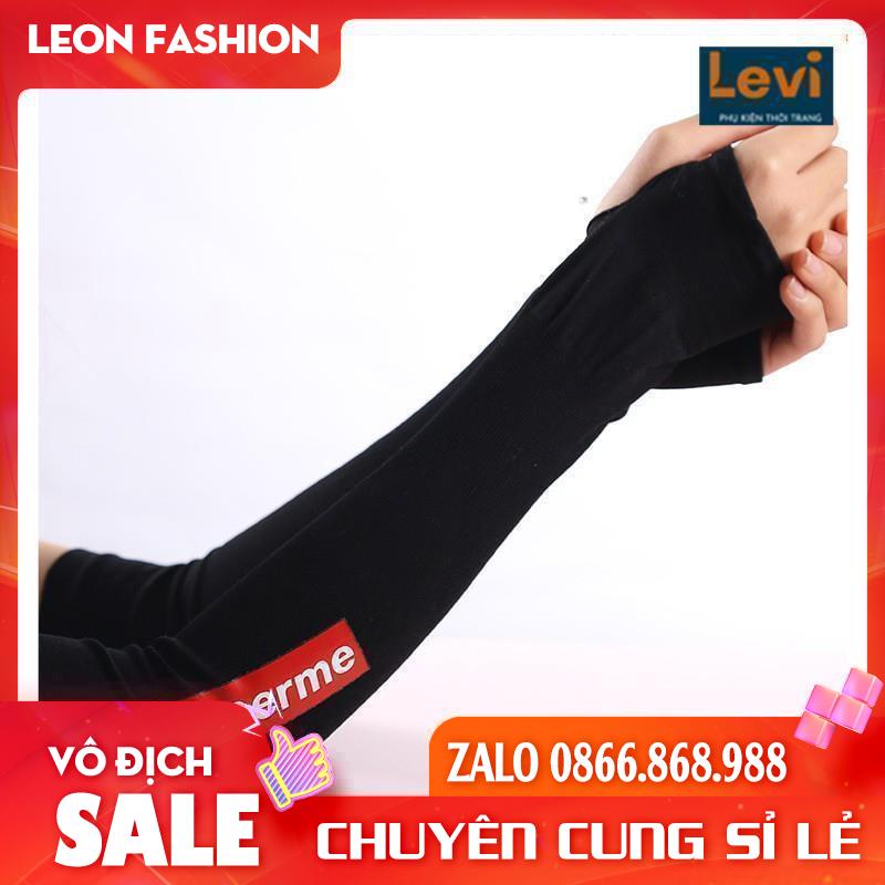 Ống Tay Chống UV IN LOGO Găng tay đi nắng mùa hè vải co dãn 4 chiều, làm mát da - Giảm 5*C khi sử dụng