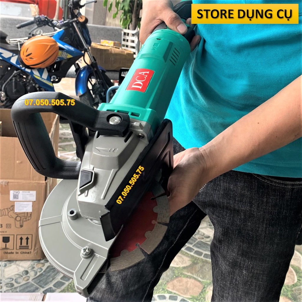 1500W Máy cắt rãnh tường chuyên nghiệp 135mm DCA AZR135 | Tặng Kèm 1 lưỡi cao cấp 133mm Z1R-FF-135