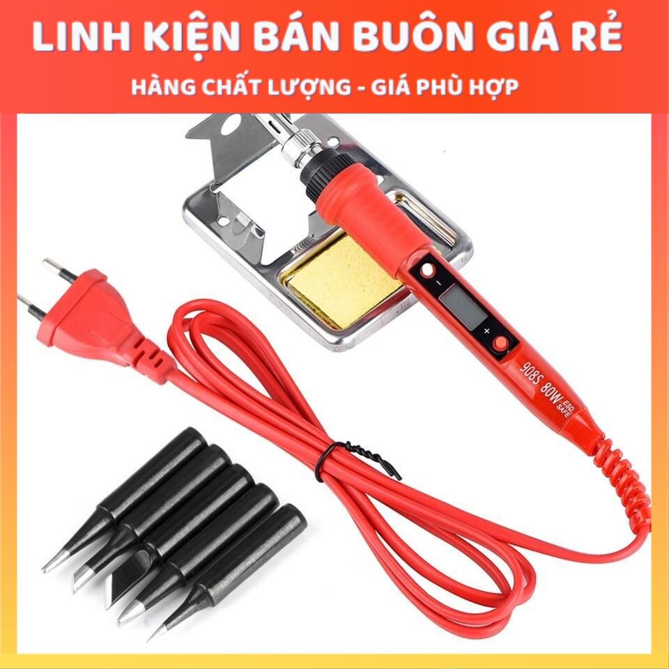 Mỏ hàn thiếc cao cấp (có LCD hiển thị và điều chỉnh nhiệt độ) cao cấp