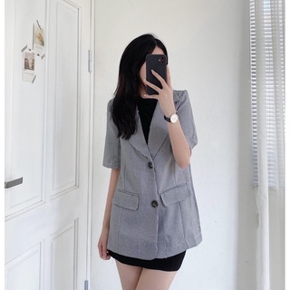 Set Blazer Kèm Váy Body (ảnh cận chất)