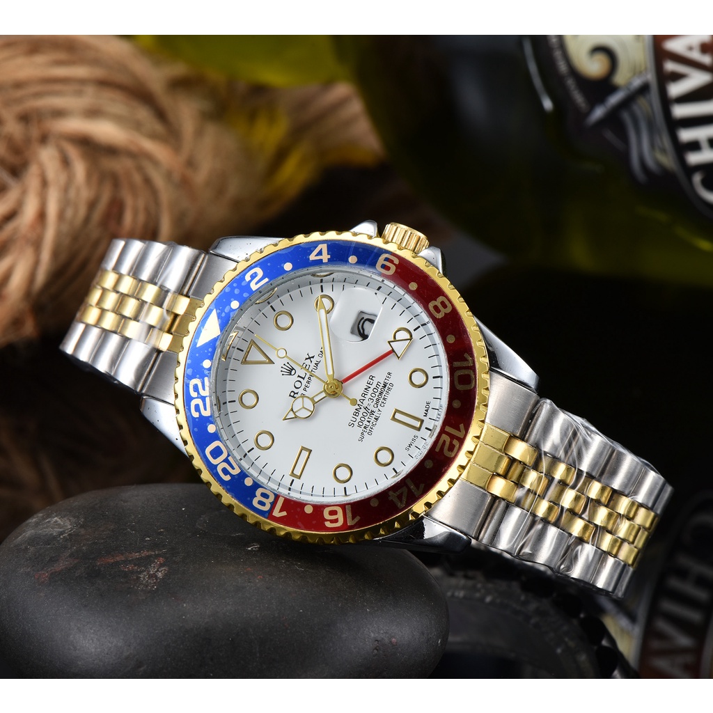 Đồng Hồ Rolex Dây Thép 40MM Lịch Lãm Thời Trang Cho Nam