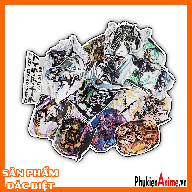 hình dán sticker anime Date A Live - Cuộc Hẹn Sống Còn mẫu 1