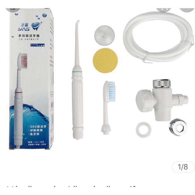 Tăm nước gắn vòi rửa mặt