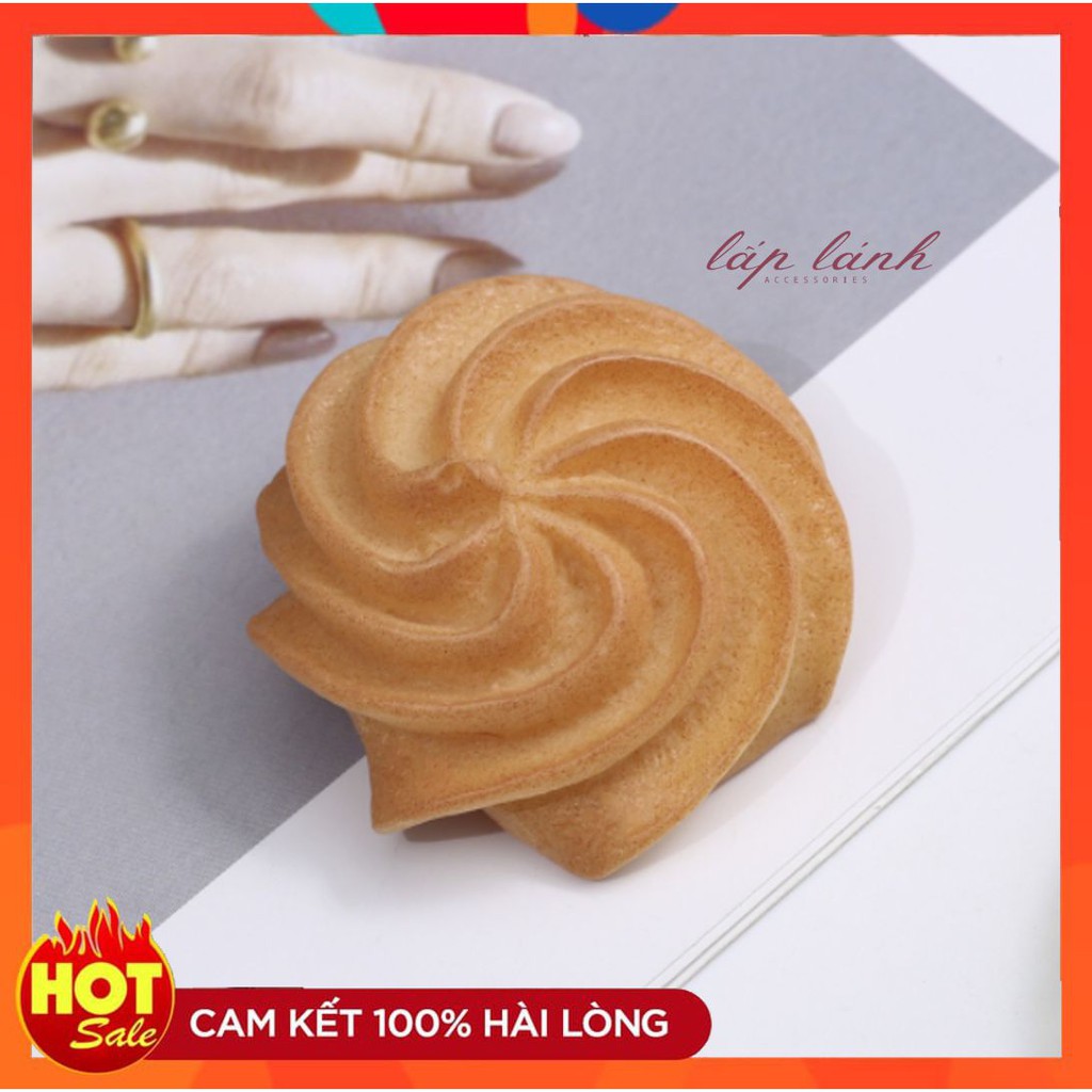 [HOT] KẸP MÁI HÌNH BÁNH QUY PHÔ MAI PHONG CÁCH HÀN QUỐC DỄ THƯƠNG 214KBQBL