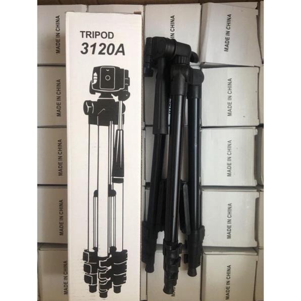 Gậy 3 Chân Tripod 3120 Chân Chắc Chắn _ Chân Máy Ảnh Chụp Hình Selfie Tự Sướng Tripod _ Cây Livestream