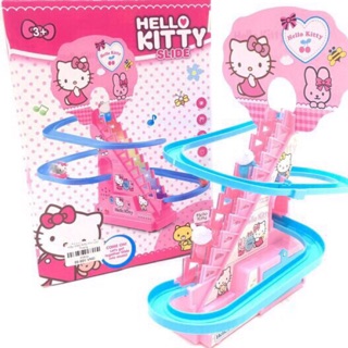Đồ chơi chó đốm, hello kitty, thomas leo thang - slide