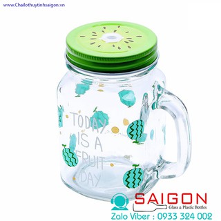 Set 4 Ly Quai Hình Trái Cây 480ml