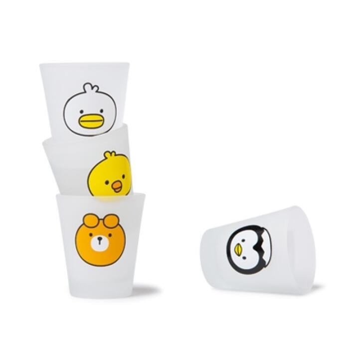 Ly Uống Rượu Soju ARTBOX Hàn Quốc Họa Tiết Nhân Vật Aust Bằng Thủy Tinh Mờ Sang Trọng