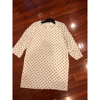 váy suông chấm bi xUẤT Hàn