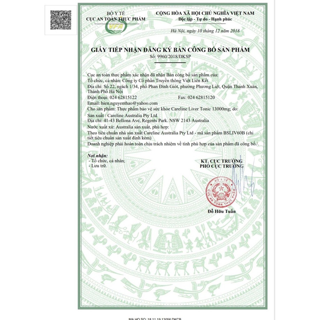 Viên Uống Hỗ Trợ Tăng Cường Chức Năng Gan Liver Tonic Careline Lọ 60 Viên