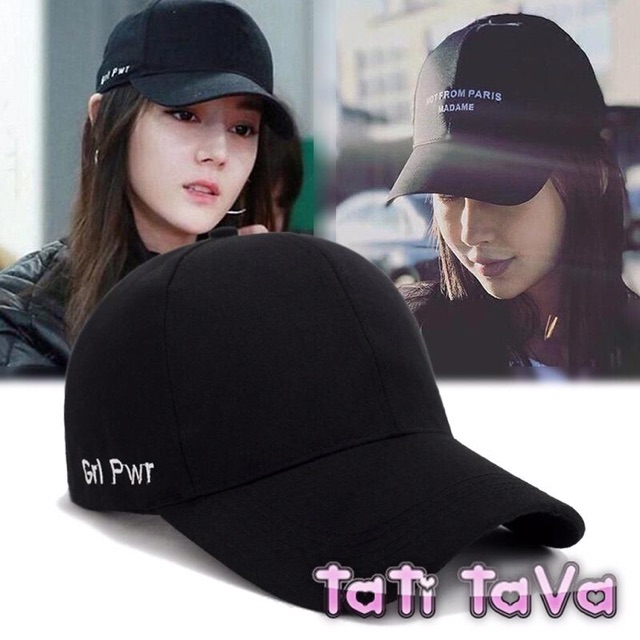 Mũ Nón lưỡi trai thêu Grl Pwl ( Girl Power) Hà Quốc Tatitava