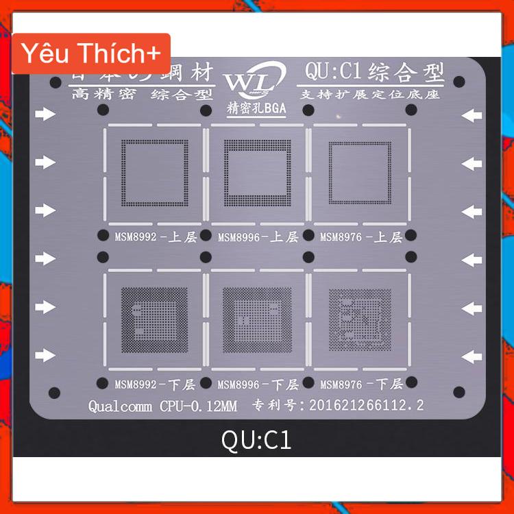 Vỉ làm chân CPU Qualcomm QU:C1 MSM8992 MSM8996 MSM8976