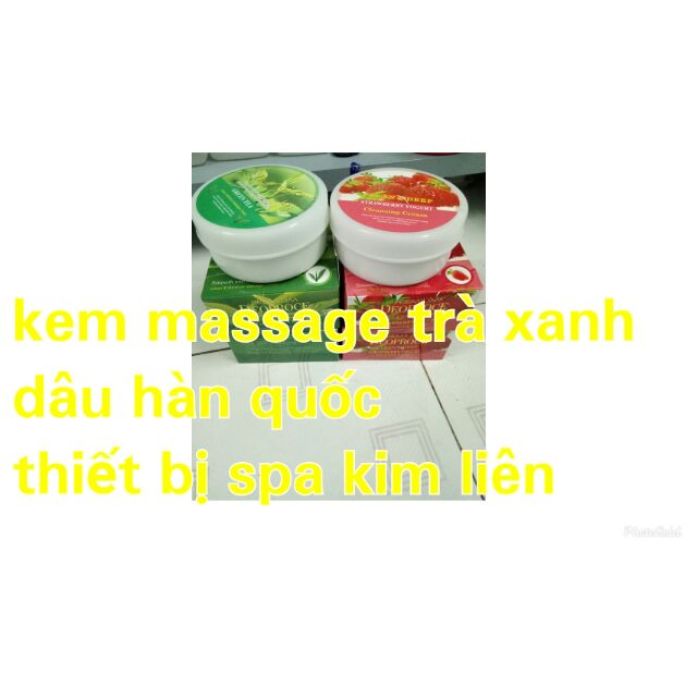 Kem massage trà xanh dâu hàn quốc