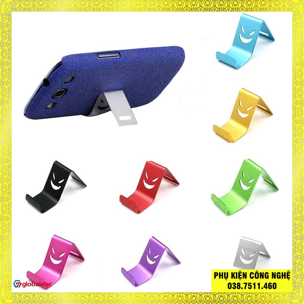 Giá đỡ điện thoại hình mặt cười bằng kim loại nhỏ xinh