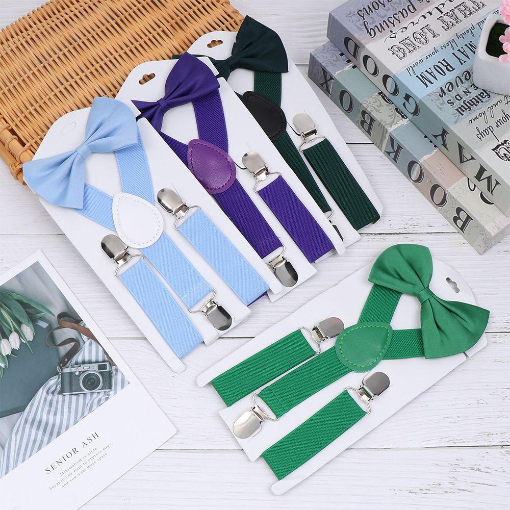 1 Set Dây Đai Thắt Nơ Co Giãn Thời Trang Dễ Thương Nhiều Màu Sắc Dành Cho Trẻ Em MIHAN1