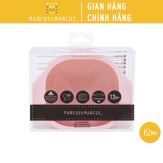 Bát ăn dặm silicon đế hút chân không Marcus & Marcus Ollie