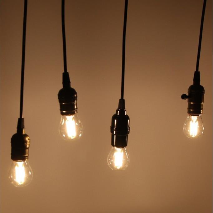 Bộ 10 dây đèn thả cổ điển Vintage bóng led Edison G45 4W