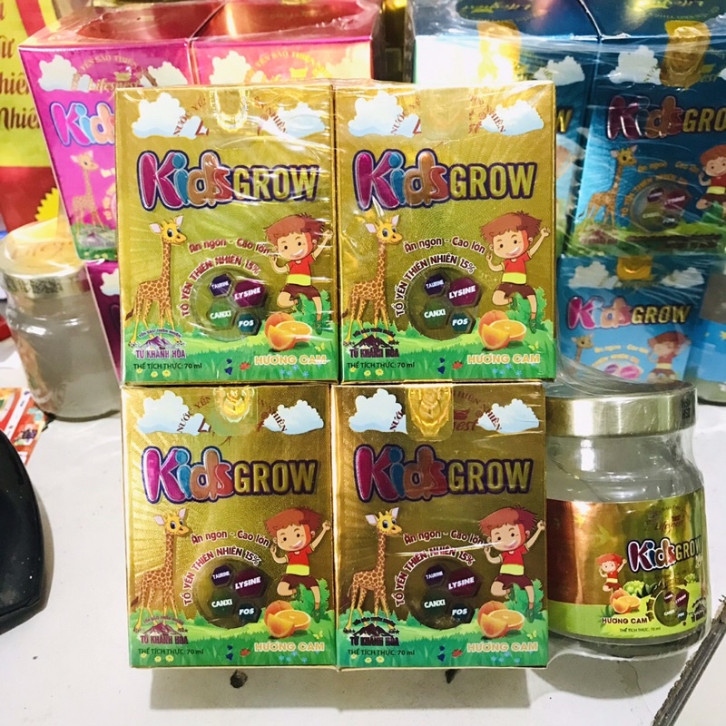 Lốc 5 Yến Sào Lifesnest Kids grow 70ml
