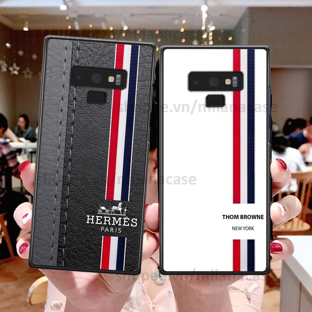 Ốp Samsung Note 9 in hình các thương hiệu nổi tiếng trẻ trung thể thao cá tính