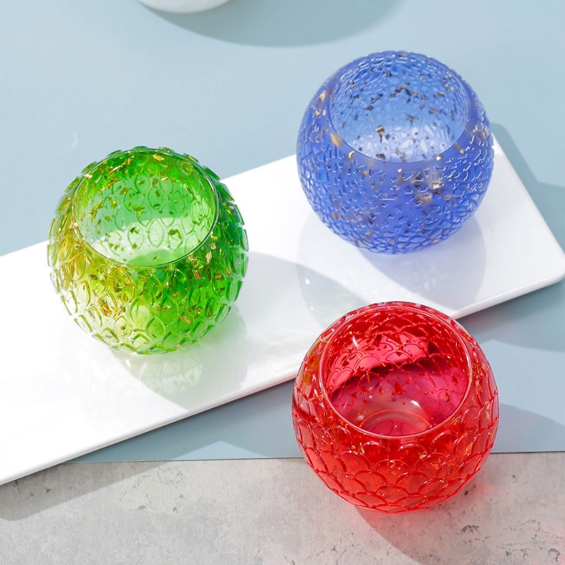 Khuôn Silicon Làm Giá Đỡ Chậu Hoa / Nến Xi Măng Diy