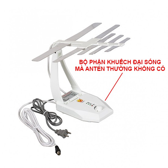 Bộ đầu thu sóng truyền hình cho tivi thường DVB T2 HKD MS 01 T2 từ 20 đến 70 kênh