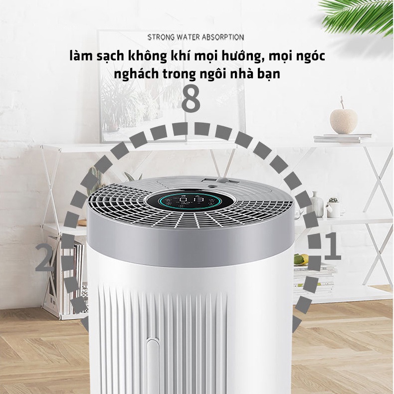 Máy lọc không khí Vie-Clean cho không gian 35-50m2 tích hợp phun sương tạo ẩm