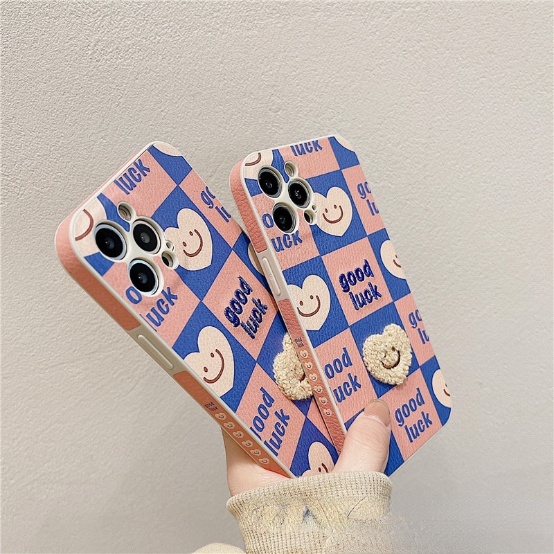 Ốp Điện Thoại Thêu Hình Trái Tim Cho iphone13 / 2pro / max 11 xr / xs 8plus