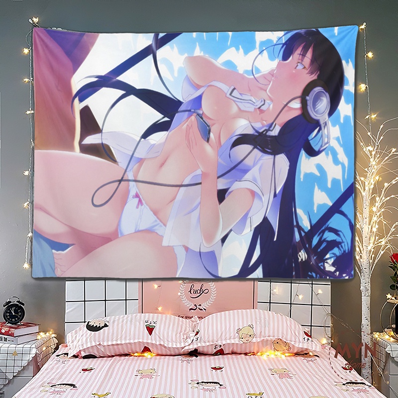 Tranh anime trang trí phòng-Tặng kèm bộ đèn led và móc treo-miễn phí vận chuyển với gói freeship extra.Oder là có ngay.