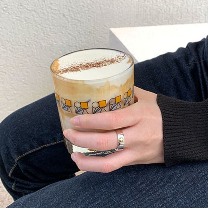 Nhẫn hở hình mặt cười thời trang cho cặp đôi（quà tặng ngày thiếu nhi）