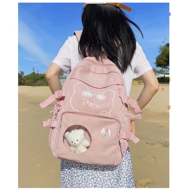 BALO HỘP- Gấu đeo kính- BL14-vừaA4