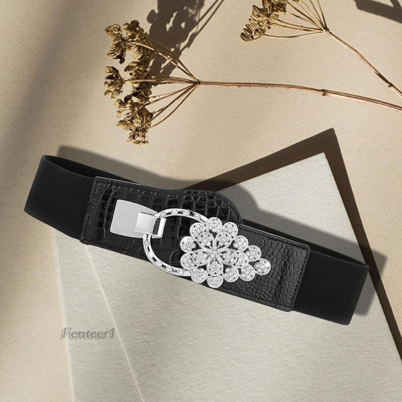 1 thắt lưng da PU co giãn cho nữ