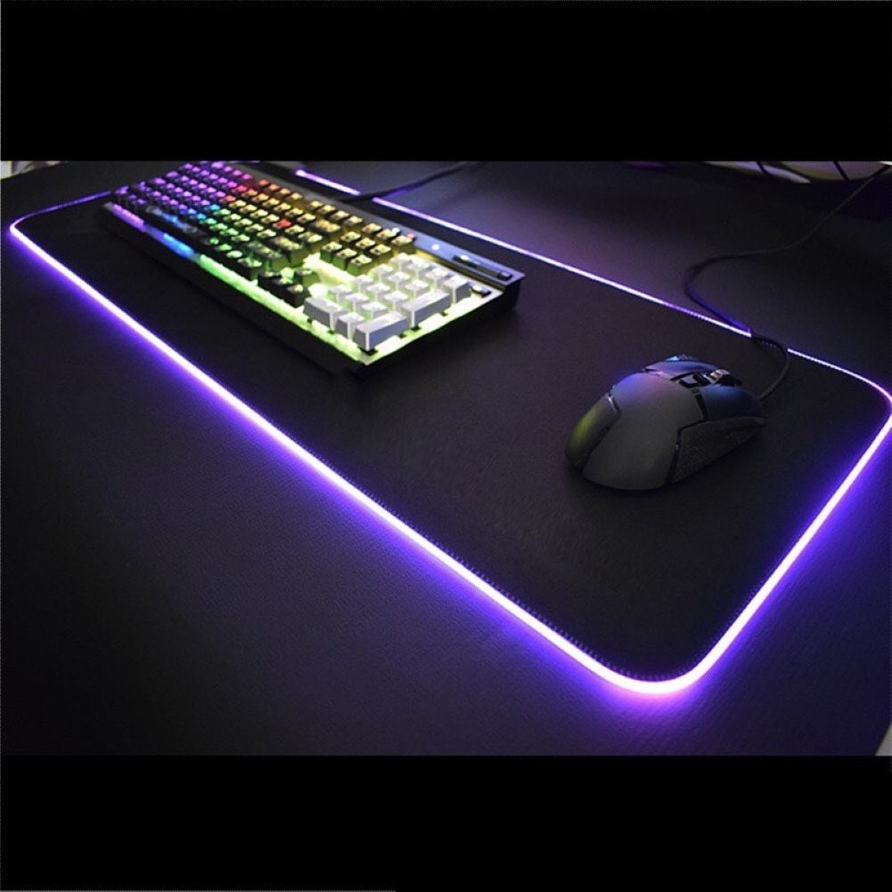 Lót chuột LED RGB, Pad - Mousepad Led RGB 80 x30 cm