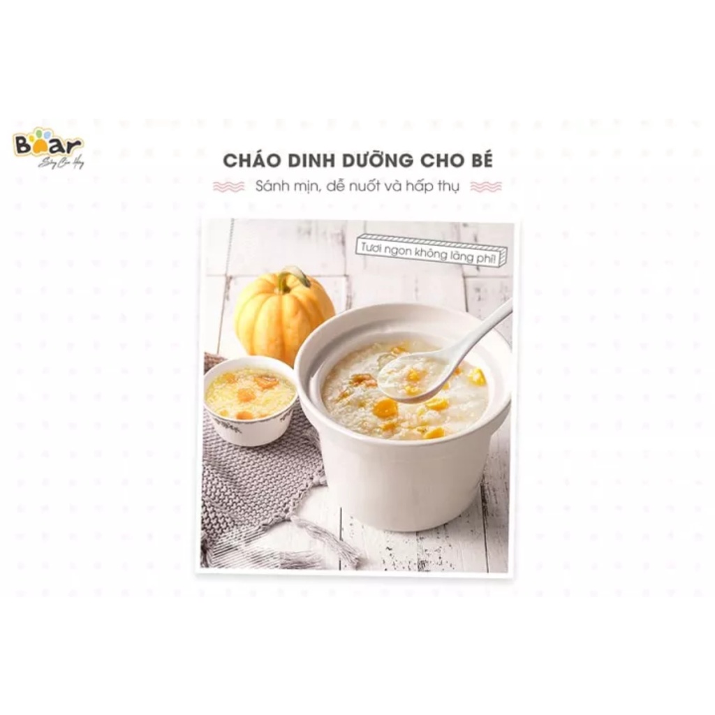 Nồi nấu chậm Bear 1l DDG-D10B1S hàng chính hãng