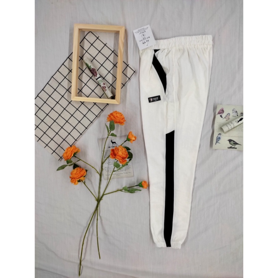 Quần đũi dáng dài ❤️Ảnh thật shop tự chụp❤️ Quần thể thao, cạp chun, vải đũi hàn cao cấp, thoáng mát.
