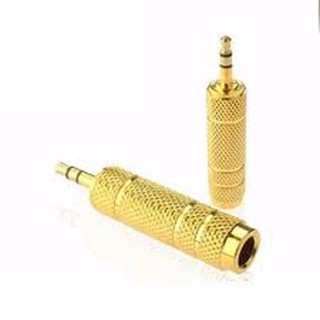Combo 2 Jack chuyển đổi Âm thanh từ jack 6.5mm ra 3.5mm SIGATO SGT 0122