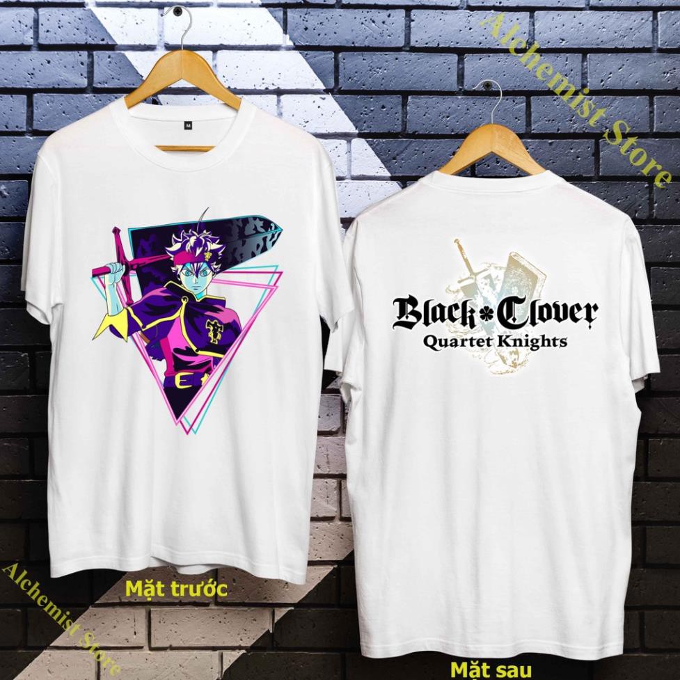 💯 Áo Phông Asta - Áo Phông Black Clover mềm mại - thoáng mát - BKC-013