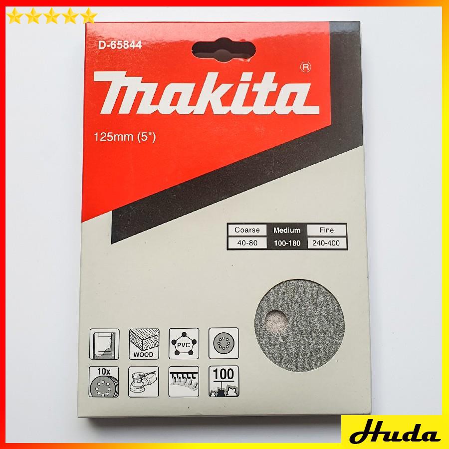 Nhám tròn đế lông 125mm Makita (độ hạt 60-400)